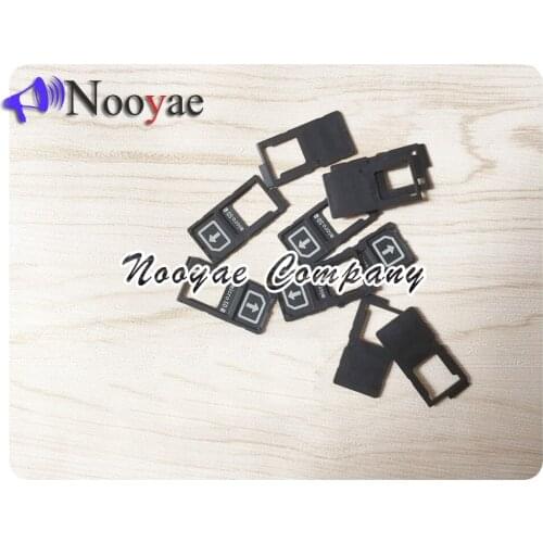Black SIM tray For Sony Z Z1 Z2 Z3 Z4 mini L36h L39h Sim card holder Slot Tray Adapter hold Replacement ; 50pcs/lot