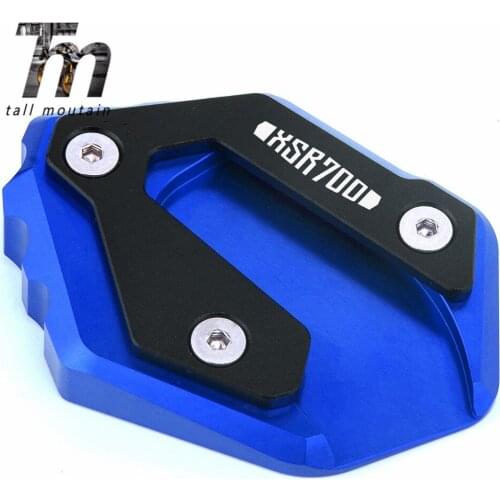FOR YAMAHA XSR 700 XSR700 2017 2018 2019 2020 Top brands Foot enlarger Motorcycle CNC Kickstand Side Stand Extension Plate Pad