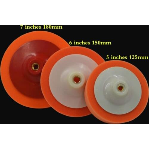 Car beauty polishing disc waxing sponge grinding ball sponge polishing wheel sponge disc 6 inch screw polishing pad