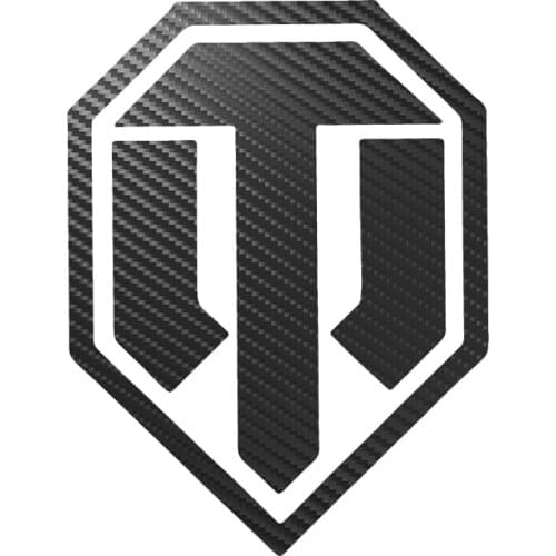 HungMieh Sticker On Car Styling Carbon Fiber Vinyl 3D World Of Tanks 15*11cm Car Stickers and Decals for Auto Motorcycle Window