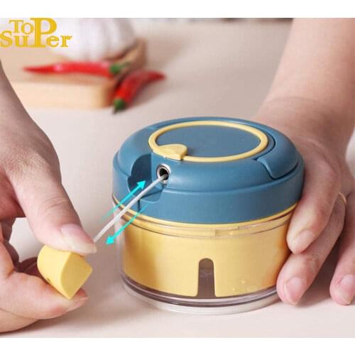 Multifunctional Garlic Press Meat Fruit Vegetable Chopper Manual Garlic Crusher Kitchen Accessories Tools