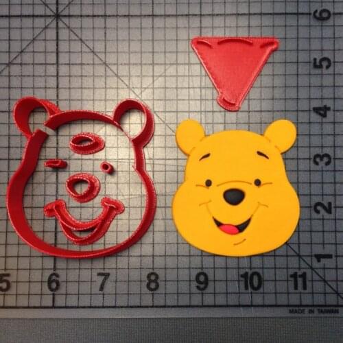 Cartoon Bear Cookie Cutter Kitchen Baking Supplies Cake Icing Decoration Mold Soft Candy Tool Set 3D Customization