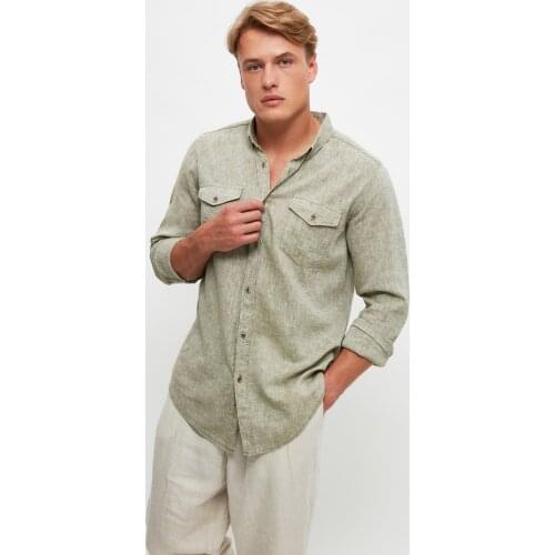 Trendyol Male Linen Shirt TMNSS20GO0100