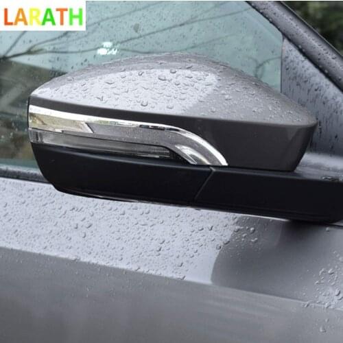 The New For Skoda Octavia A7 Rearview Mirror Trim Car-Styling Anti-rubbed Article Molding Rubbing Strip Exterior Decoration
