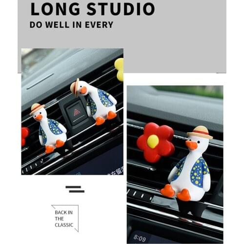 2021 New Refueling Duck Car Air Freshener Aromatherapy Car Air Conditioning Air Outlet Fragrance Decoration Home Car Decorations