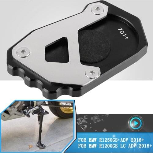 For BMW R1250GS ADVENTURE R 1200 GS LC ADV 2016 2017 2018 2019 2020 2021 Motorcycle Side Stand Enlarge Plate Kickstand Extension
