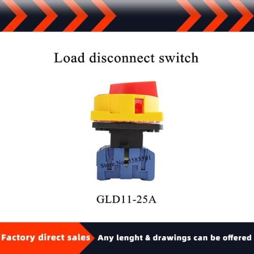 Direct selling Gree universal switch GLD11-25A load circuit breaker LW30 rotary power cut off switch 63A32 (3P)