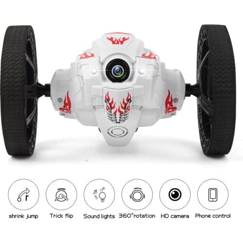 RC Bounce Car 2.4G Jumping Car No Camera or with WIFI Camera 2.0mp Flexible Wheels Rotation RC Robot Car