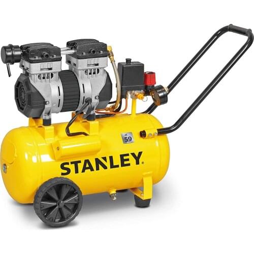 Stanley silent compressor without oil (59db) 50lt