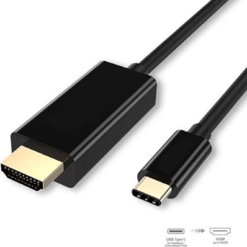 Type-C USB C to HDMI-compatible Cable for Macbook 4K HDTV Projector Computer Cable Monitor HDTV Adapter Cable