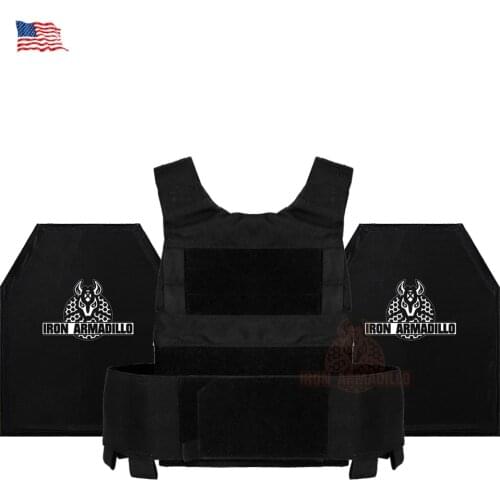 IRON ARMADILLO URBAN CONCEALABLE SOFT BODY ARMOR PLATE CARRIER Free Shipping