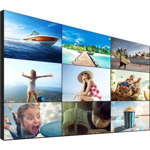 LCD video wall 49 inch 3.5mm DID bezel 3x3 2x2 types ultra narrow bezel monitor tv cctv room meeting room