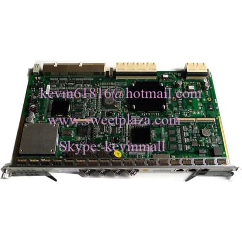 ZTE control-uplink 2 in 1 card for C300 OLT. SCXN board with 4 x 1.25g uplink ports. FiberCore