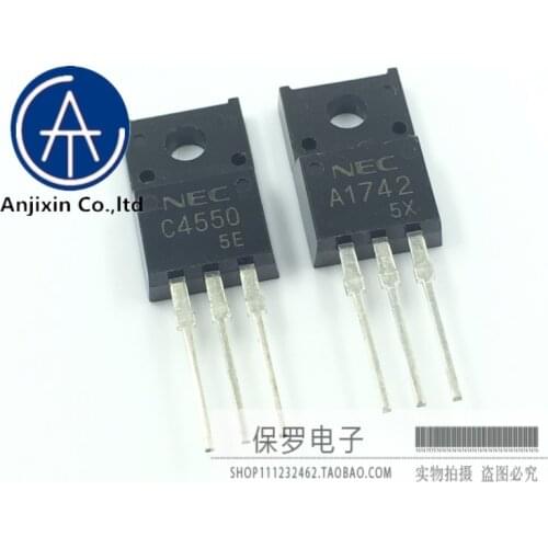 10pcs 100% orginal and new switching transistor 2SA1742 2SC4550 A1742 C4550 pair tube 2 yuan/pair real stock