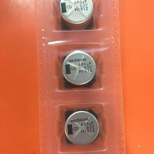 100% 10PCS New 63V680UF 18X16.5 UCD1J681MNQ1MS Aluminium electrolytic capacitance