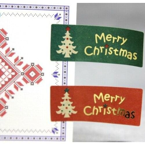 1000pcs Vintage Merry Christmas DIY Multifunction Gilding Seal Sticker Gift Sticker label Wholesale