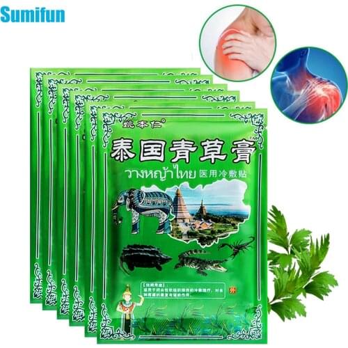24pcs Thailand Medical Plaster Analgesic Patches Body Orthopedic Arthritis Rheumatism Knee Ache Stickers Health Care C2219
