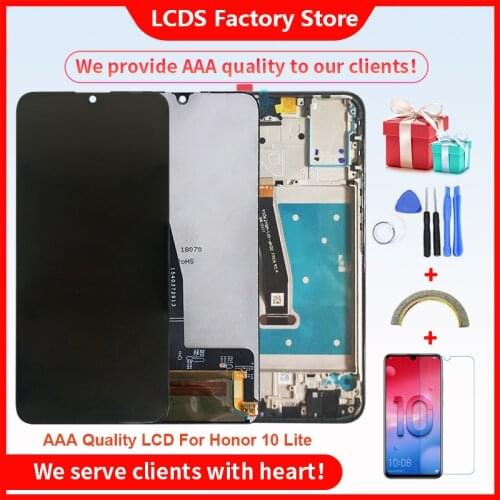 6.21" AAA Quality LCD With Frame For Honor 10 Lite LCD Display Screen For Honor 10 Lite LCD With Frame Screen 10-Touch Display