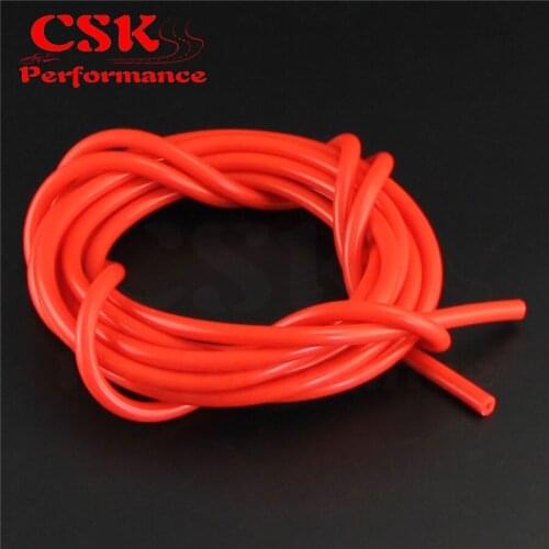 6mm ID Silicone Vacuum Tube Hose 5 Meter / 16Ft Length - Blue / Black / Red
