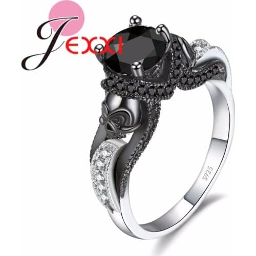 9 Colors Fashion Mixed Color Party Rings For Women 925 Sterling Silver Engagement Anniversary Ring Anillos Bague Femme