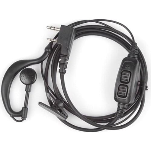 Baofeng Accessories Acoustic Tube 2 Pin PPT Earpiece for Radio Walkie Talkie Headset Throat Mic Microphone for uv-82