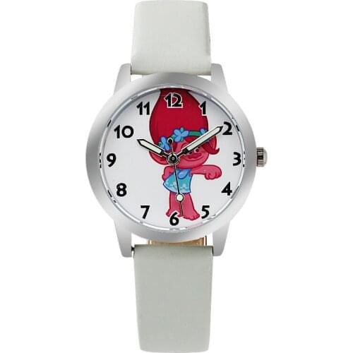 Childrens luminous cartoon kid watch 6 color fashion leather quartz boy girl student out Wristwatch kids watches boys