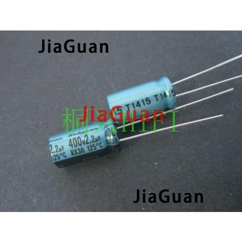20PCS NEW RUBYCON RX30 400V2.2UF 8X16MM Electrolytic Capacitor rx30 2.2uF/400V 125 degrees 2.2UF 400V
