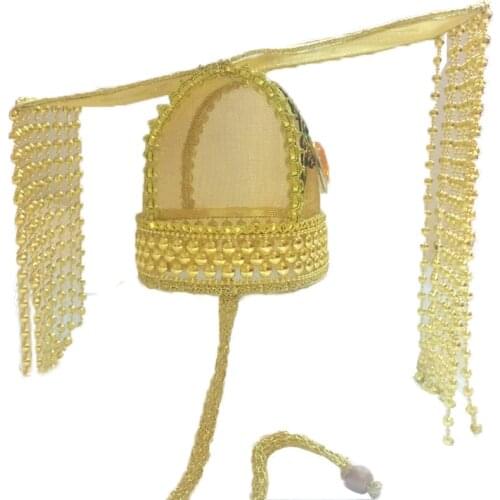 HuangDi Mao Chinese unique Senior high-end Han Dynasty emperor palace Prince crown bridegroom headdress mens ancient hat