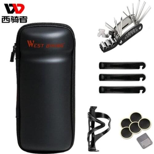 Cycling Repair Tools Patch Screw Wrench Waterproof Anti-fouling Strong Wear-resistant Large Capacity Portable Bicycle Repair