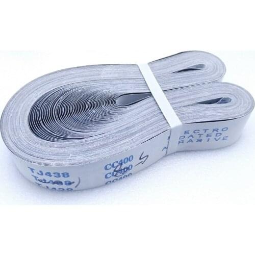 New 50pcs Silicon carbide 1000*50MM Soft cloth belt Abrasive Sanding Belt For Wood Soft metal TJ438