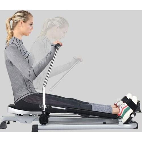 Multi-Functional Home Gym Rowing Machine, Indoor Hydraulic Exercise Fitness Equipment For Men, Women And Children