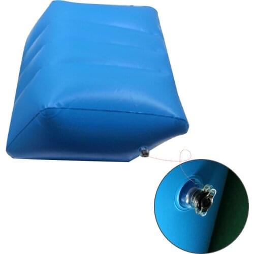 Soft inflatable leg pillow Portable backrest slope pillow Lightweight and portable to relieve leg fatigue