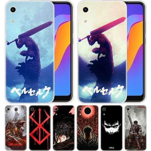 Luxury Soft Silicone Case Anime Berserk Guts for Huawei Honor 9X 8A 7A 20 Pro 7X 8X 7S 8S 8 9 10 Lite View 20 20i 10i Play Cover