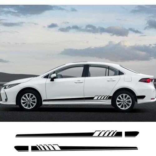 2Pcs For Toyota Corolla RAV4 Yaris CHR Prado Avensis Crown Auris Camry Land Cruiser Avalon Highlander Stickers Accessories