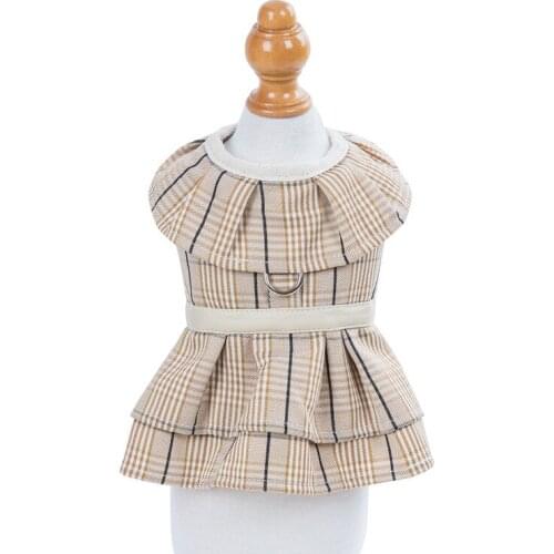 2021 New Dog Harness and Leash Set Elegant Breathable Pet Collar For Small Dogs Teddy Chihuahua Dog Pet Clothing Supplies