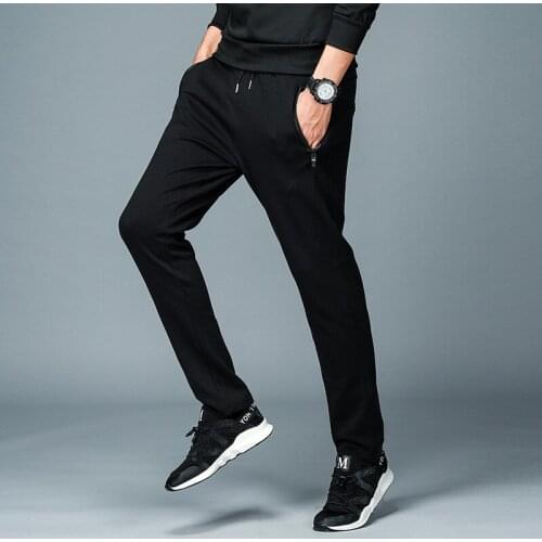 MRMT 2021 Brand New Style Mens Casual Self-cultivation Trousers Pants Pure Color Knitted Pants for Male Trousers