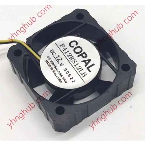COPAL F412RS12LB Server Cooling Cooling Fan DC 12V 40x40x15mm 3-Wire