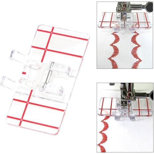 Patchwork Parallel Standard Presser Foot Border Guide Foot for Domestic Sewing Machine Parts Low Shank Sewing Machine