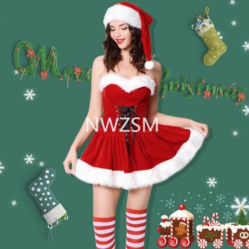Christmas theme Christmas clothes sex appeal suit cute bunny girl cosplay bar KTV sexy performance clothing
