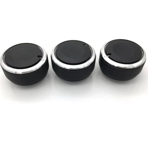 3pcs/set Aluminum Alloy car air conditioning knobs ac knob heat control switch knob For old MAZDA 3 2004-2009 car accessories