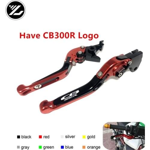 With CB300R Logo for HONDA CB300R CB 300R 2018 2019 Motorcycle Adjustable Ropes Cables Lever Moto Clutch Brake Levers