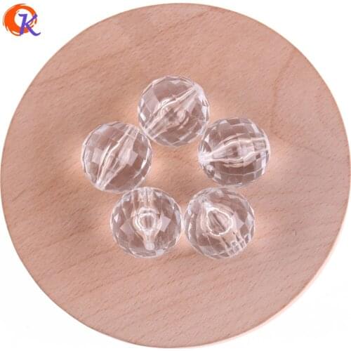 Cordial Design 4MM-22MM Disco Bead/Clear Acrylic Bead/Beads For Chunky Necklace/Hand Made Jewelry Accessories/Bead Findings