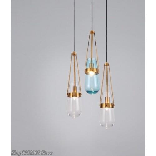 Modern Water Drop LED Pendant lights Designer single head Glass Hanging lamp Dinning Room Bedroom Bedside Lamp Decor Lighting