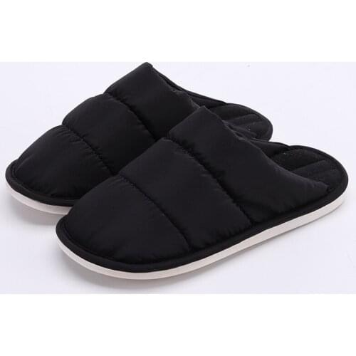 Warm Men Winter Shoes Plush Men Home Slippers Cotton Indoor Mans Slippers Floor Unisex Couple Bedroom Shoes 2020 Flip-flops