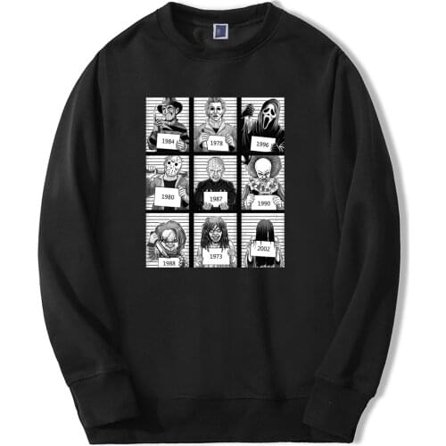 Horror film The Texas Chainsaw Mas Sweatshirt Hoodies Yamamura Sadako Mens Fleece New Sportswear Fashion Casual Autumn Tracksuit