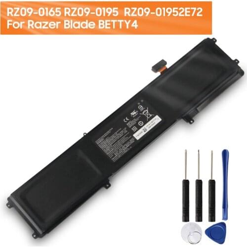 Replacement Laptop Battery Betty4 RZ09-0165 For Razer Blade RZ09-0195 RZ09-01952E72 Genuine Rechargeable Battery 6160mAh