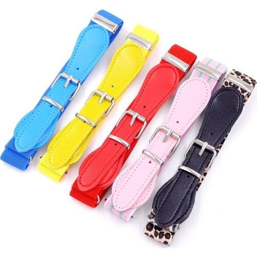 New Fashion Baby Jean Leopard Children Elastic Waist Belt kids Waistband For Girls Boys Anti Deduction Belt Essential Kids belt