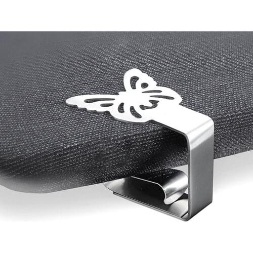 1pc Tablecloth Clips Windproof Wedding Tablecloth Clamp Holder Diy Party Craft Decorative Stainless Steel Kitchen Accessories