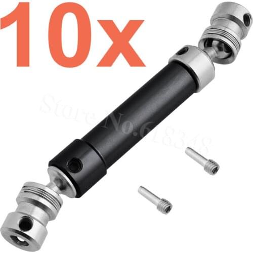 10pcs/Lot Aluminum Metal Front Drive Shaft 90mm-125mm for 1/10 RC Traxxas TRX-4 Crawler Truck 8250 Hop Up Parts