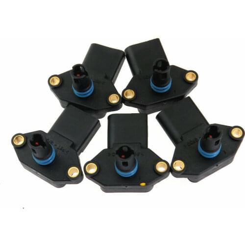 5Pcs MAP Pressure Intake Manifold Sensor 4Pins 036906051 for Polo A2 Octavia Fabia Toledo Ibiza 0279980411 036905051D 0369980411